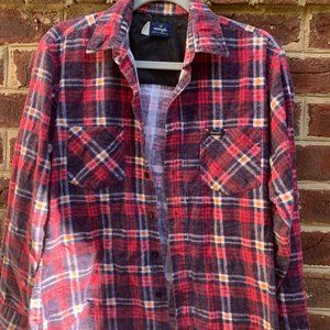 Wrangler Pink Button-up Flannel